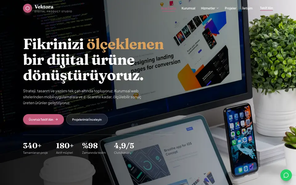 Dijital Ajans · Bahar şablonu
