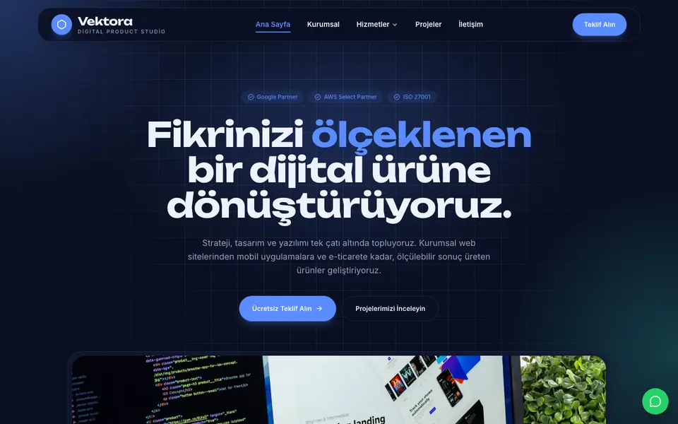 Dijital Ajans · Cam şablonu