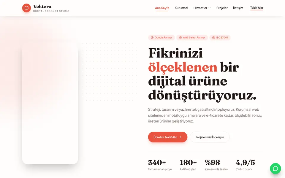 Dijital Ajans · Doğal şablonu