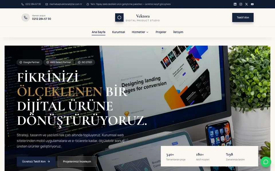 Dijital Ajans · Elit şablonu