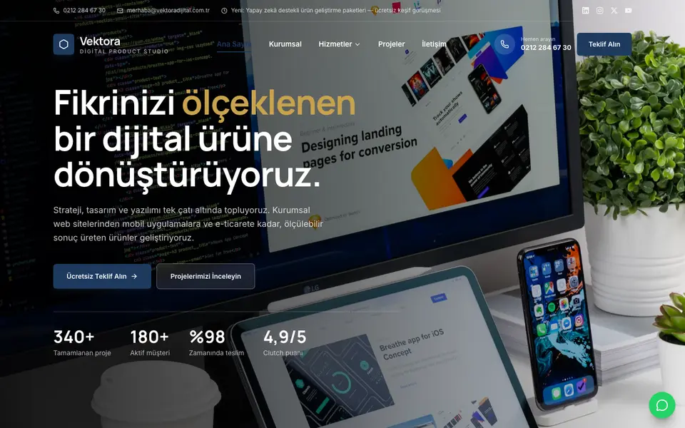Dijital Ajans · Kurumsal şablonu