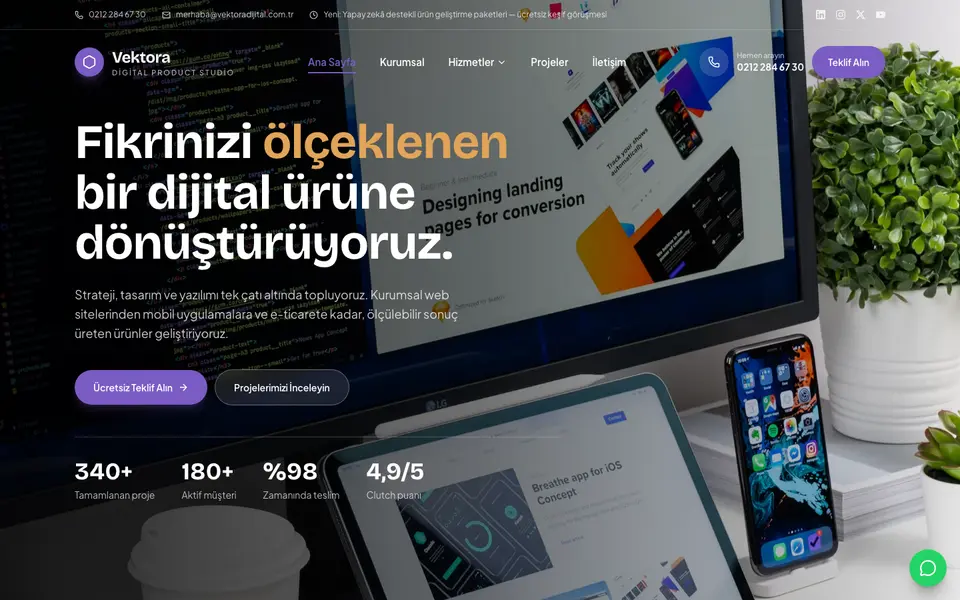 Dijital Ajans · Mozaik şablonu