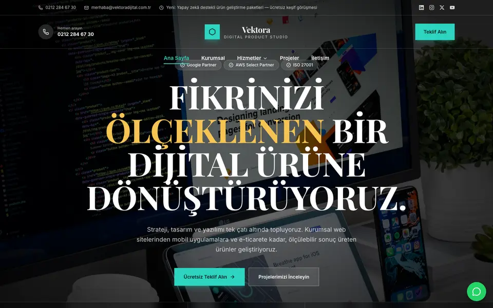 Dijital Ajans · Prestij şablonu