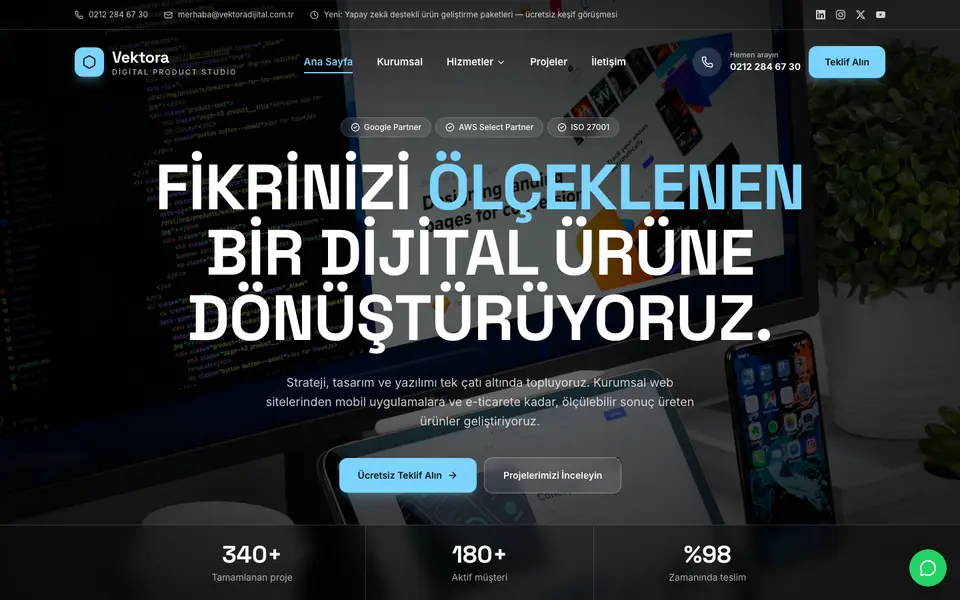 Dijital Ajans · Sahne şablonu
