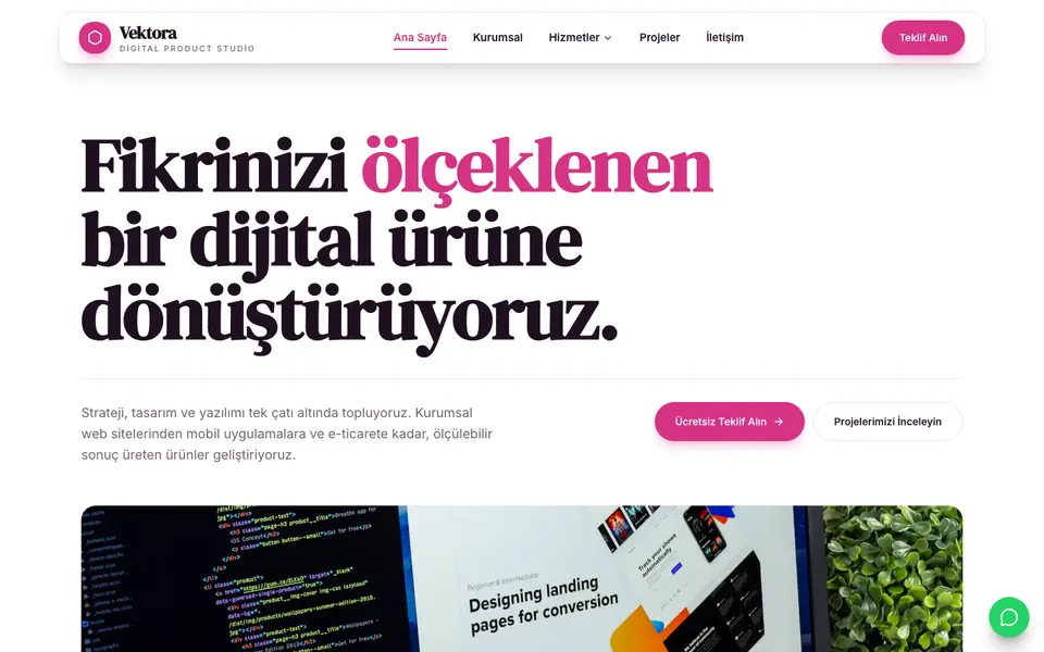 Dijital Ajans · Vitrin şablonu