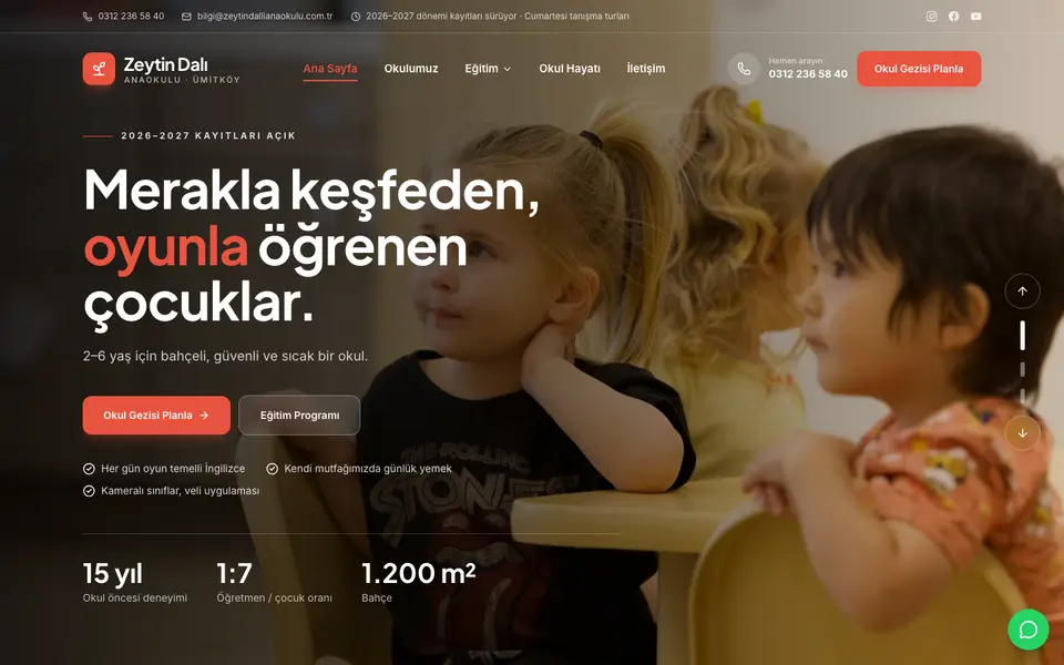 Anaokulu · Klasik şablonu