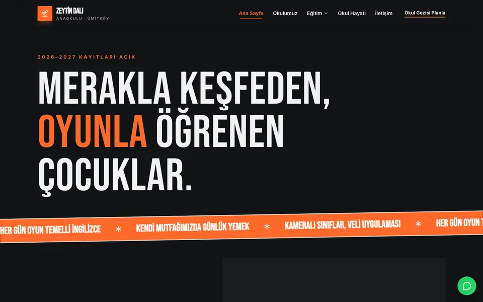 Anaokulu · Poster şablonu