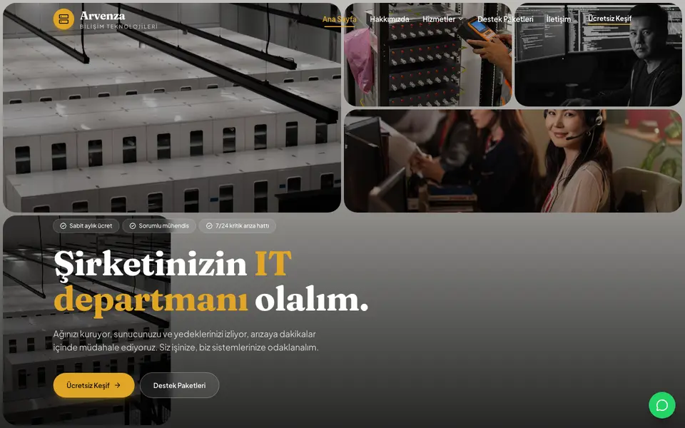 Bilişim Hizmetleri · Bahar şablonu
