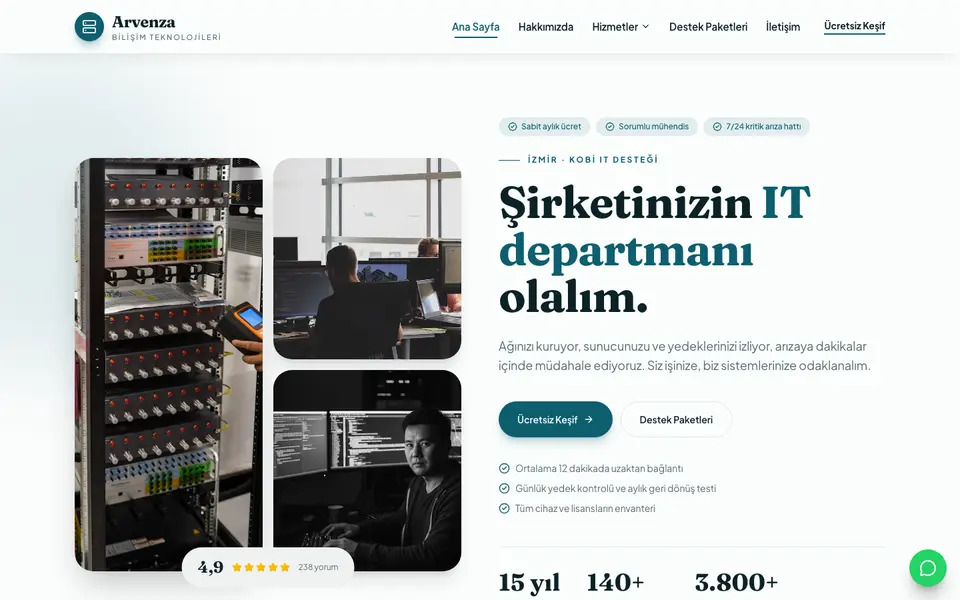 Bilişim Hizmetleri · Doğal şablonu
