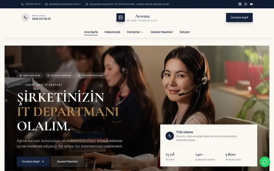 Bilişim Hizmetleri · Elit şablonu