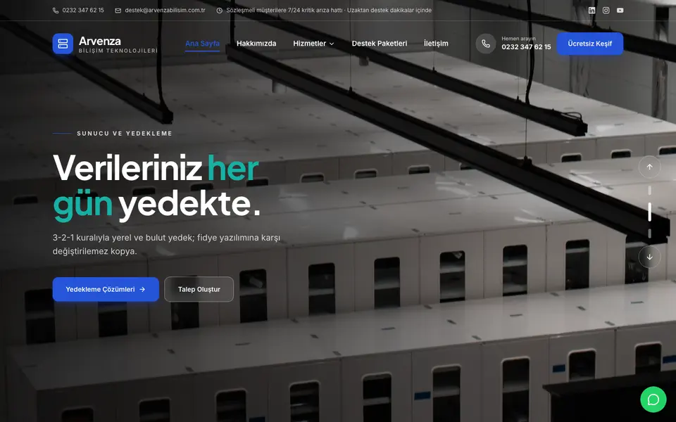 Bilişim Hizmetleri · Klasik şablonu