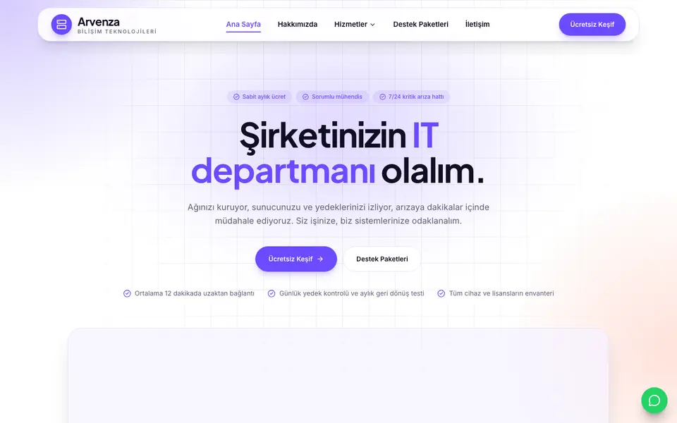 Bilişim Hizmetleri · Kristal şablonu