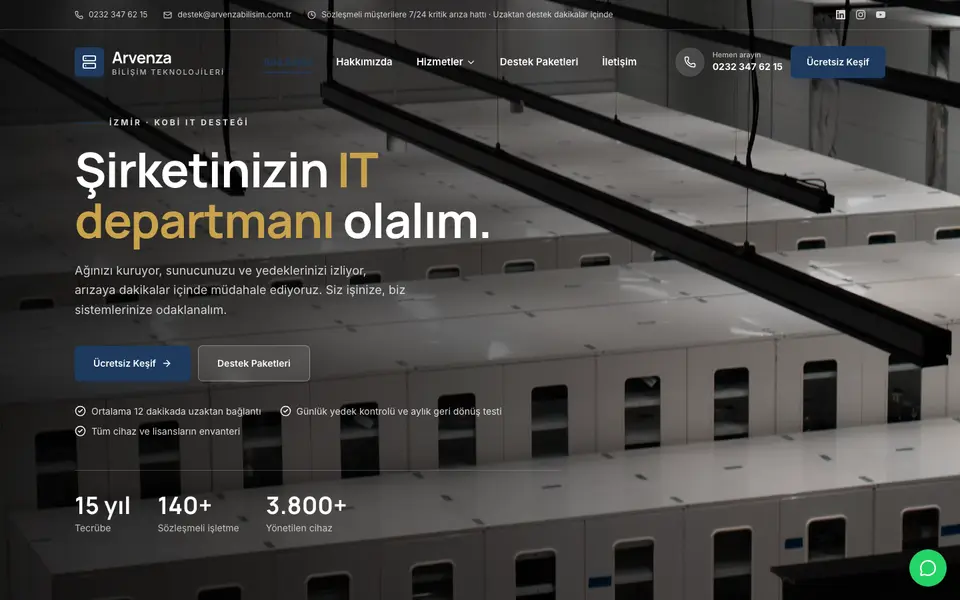 Bilişim Hizmetleri · Kurumsal şablonu