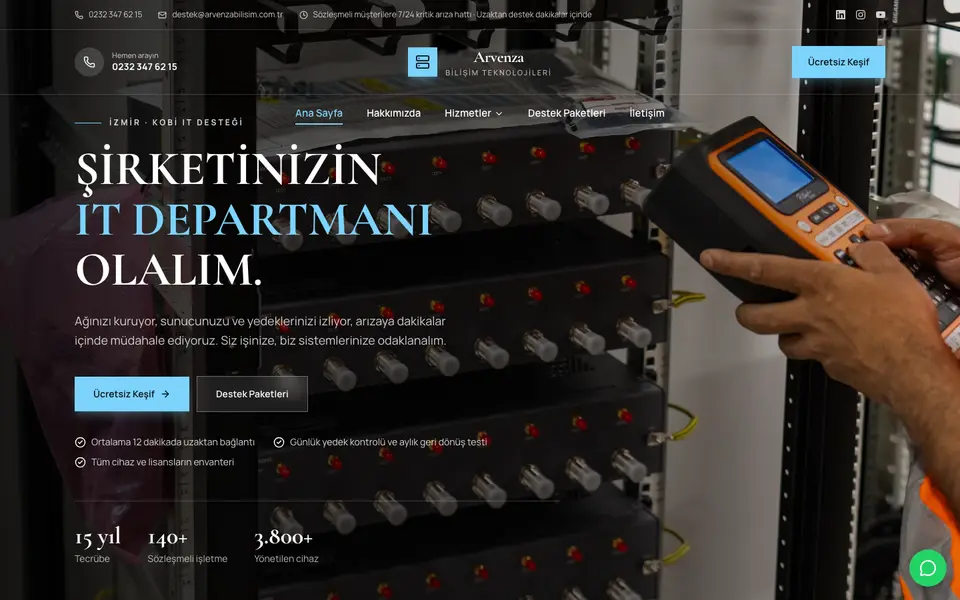 Bilişim Hizmetleri · Lüks şablonu