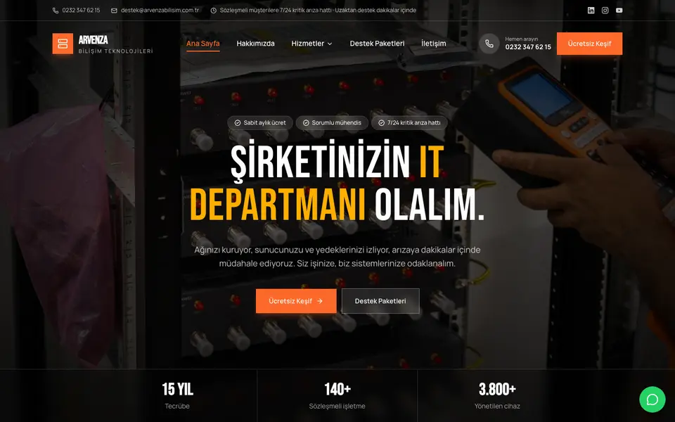Bilişim Hizmetleri · Sinema şablonu