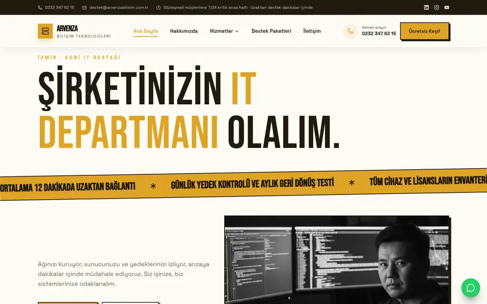 Bilişim Hizmetleri · Sokak şablonu