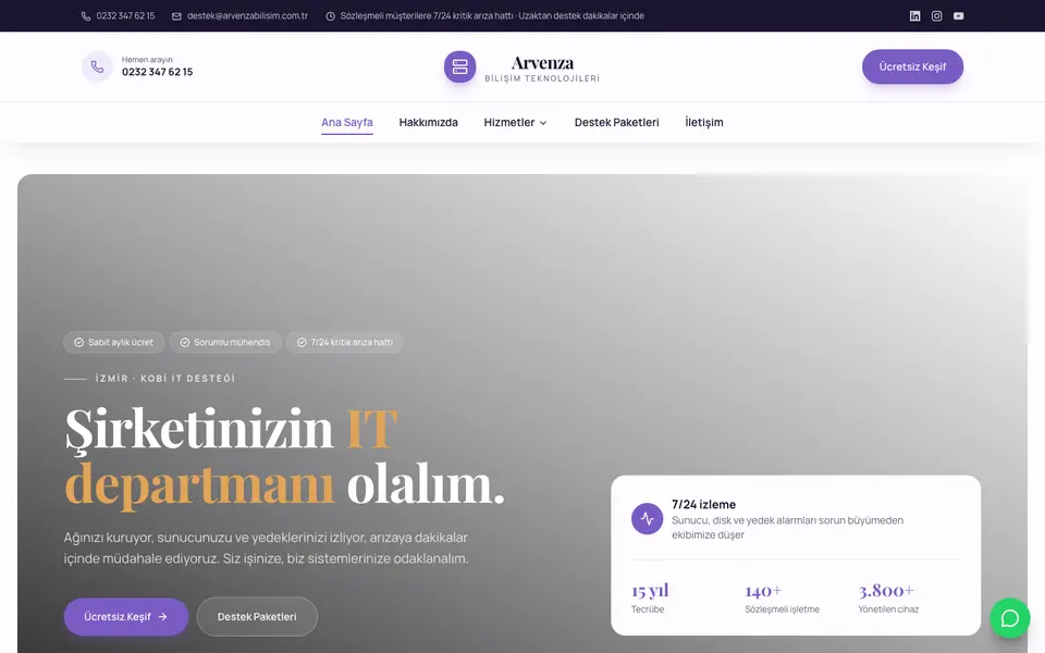 Bilişim Hizmetleri · Zarif şablonu