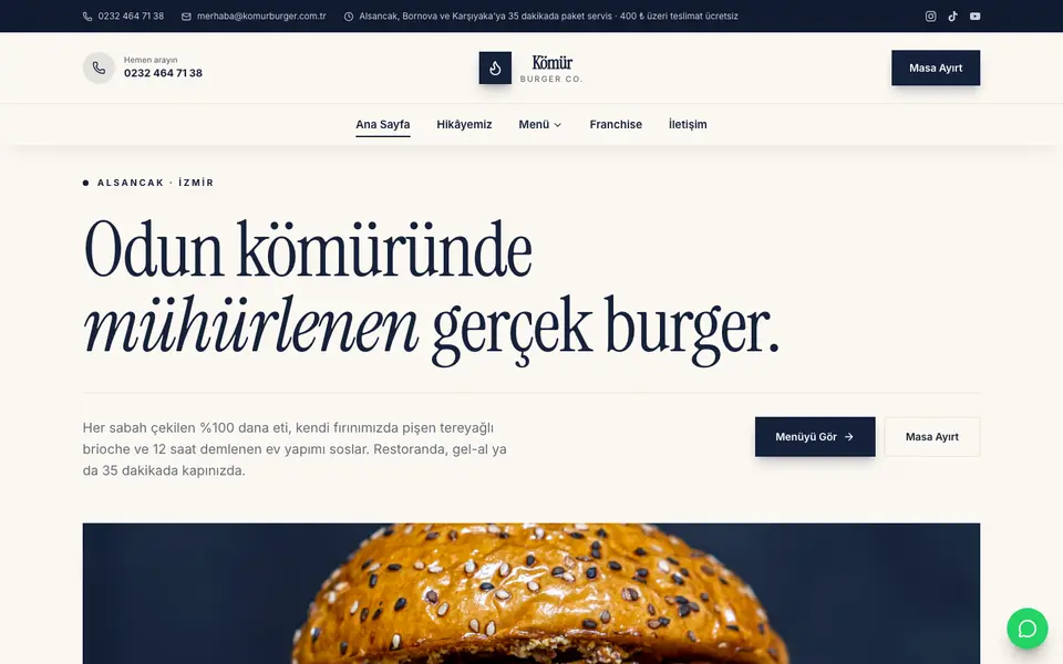Burger & Fast Casual · Gazete şablonu