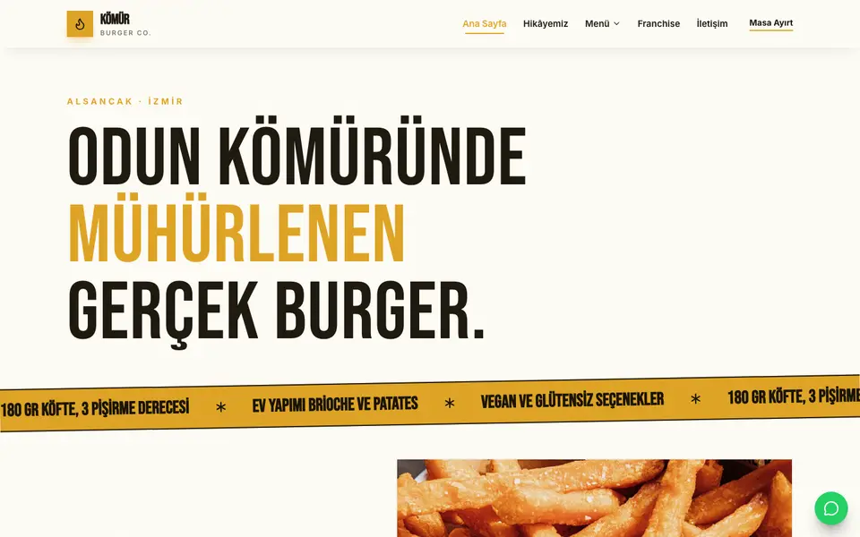 Burger & Fast Casual · Poster şablonu