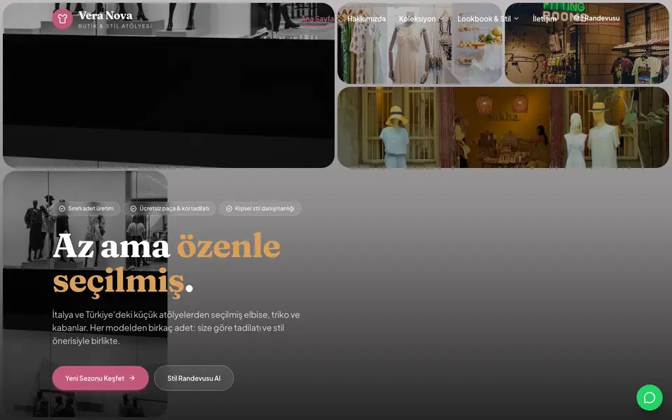 Butik Giyim · Bahar şablonu