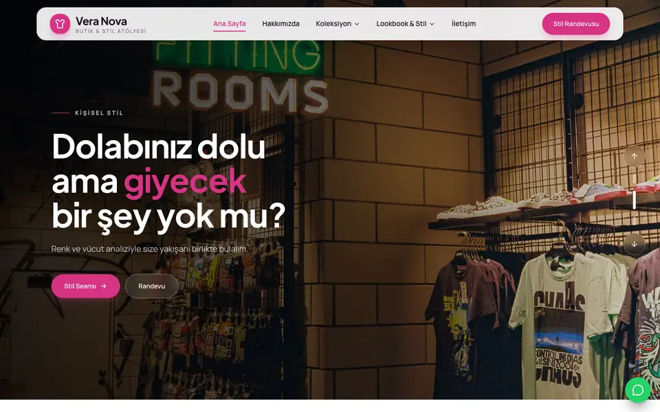 Butik Giyim · Dinamik şablonu