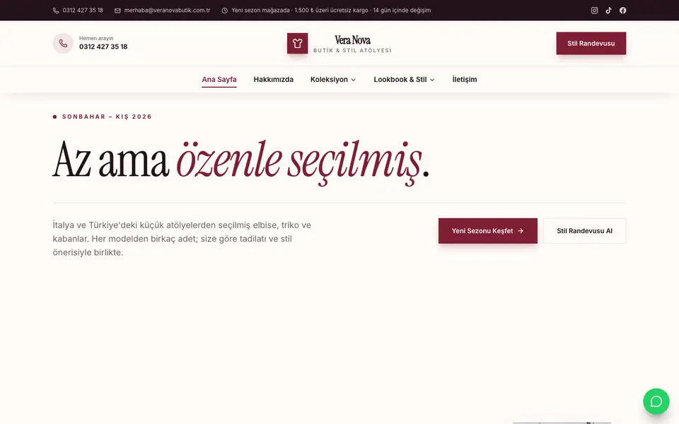 Butik Giyim · Gazete şablonu