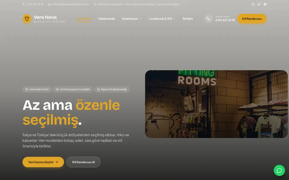 Butik Giyim · Mozaik şablonu