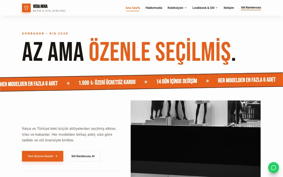 Butik Giyim · Poster şablonu