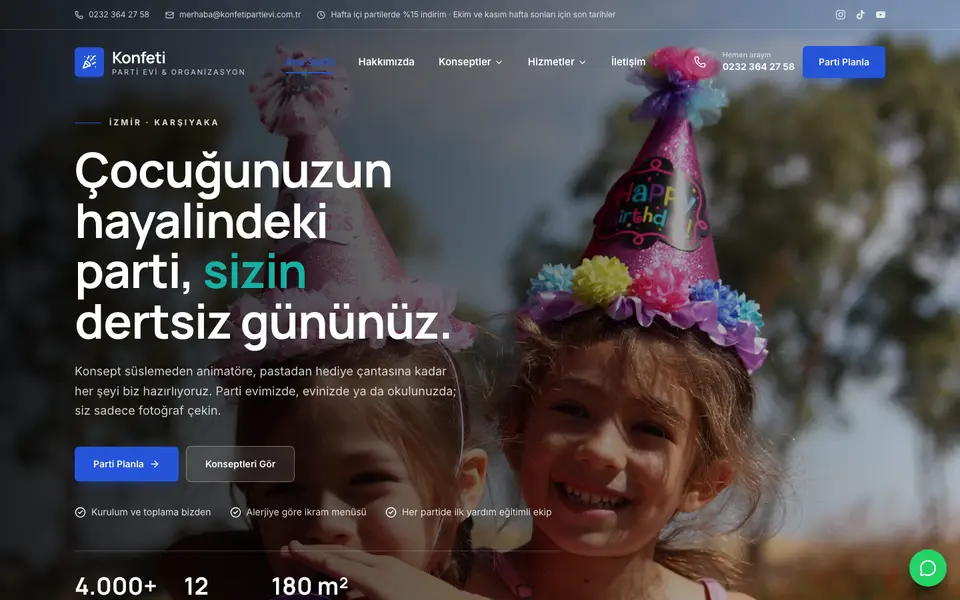 Çocuk Partisi · Kurumsal şablonu