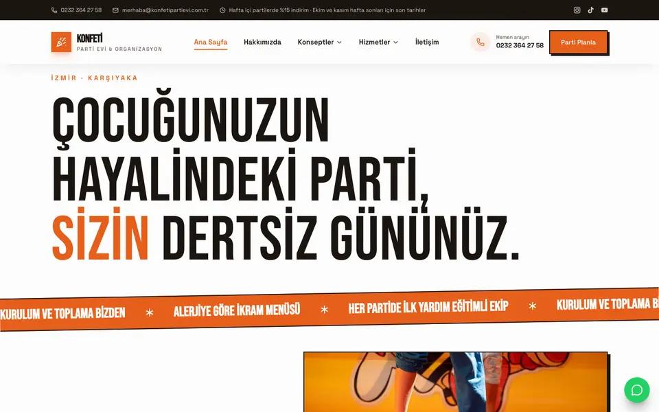 Çocuk Partisi · Sokak şablonu