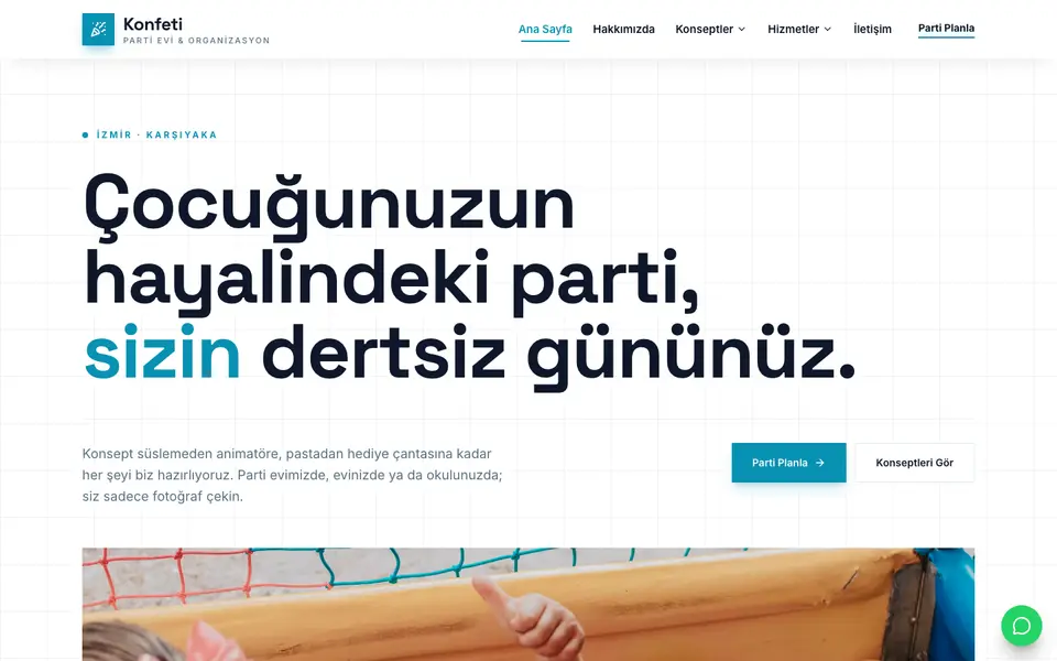 Çocuk Partisi · Teknik şablonu
