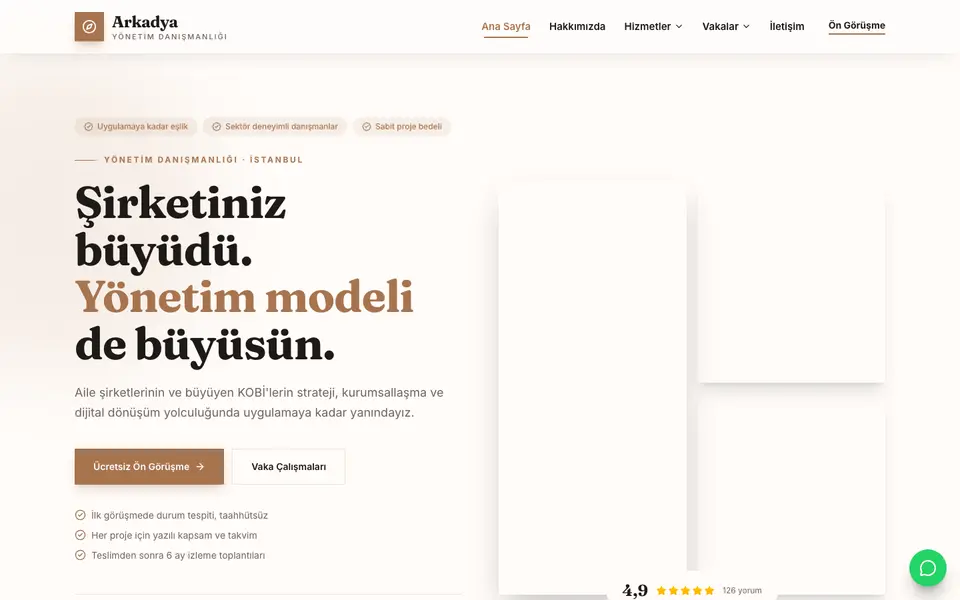 Yönetim Danışmanlığı · Atölye şablonu