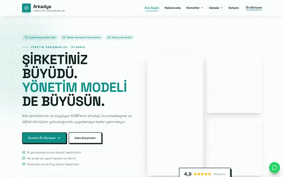 Yönetim Danışmanlığı · Brutal şablonu