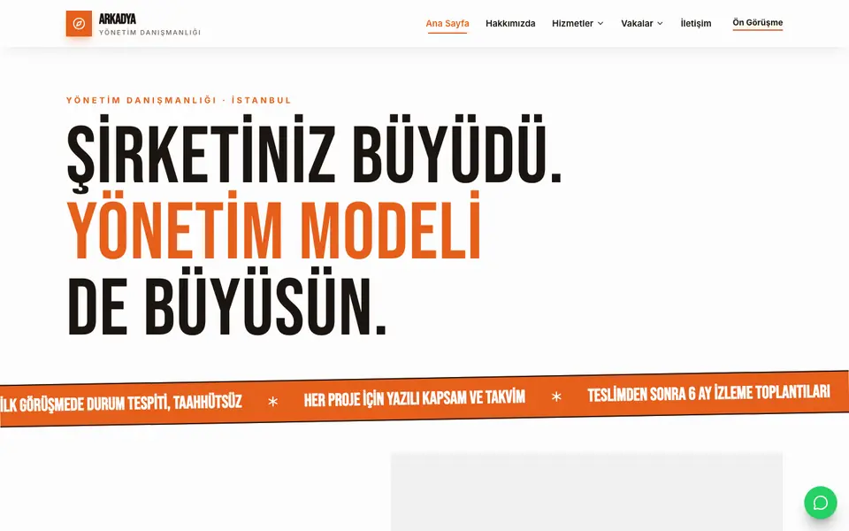 Yönetim Danışmanlığı · Poster şablonu