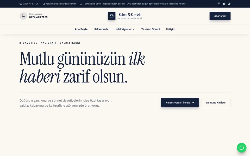 Davetiye · Gazete şablonu