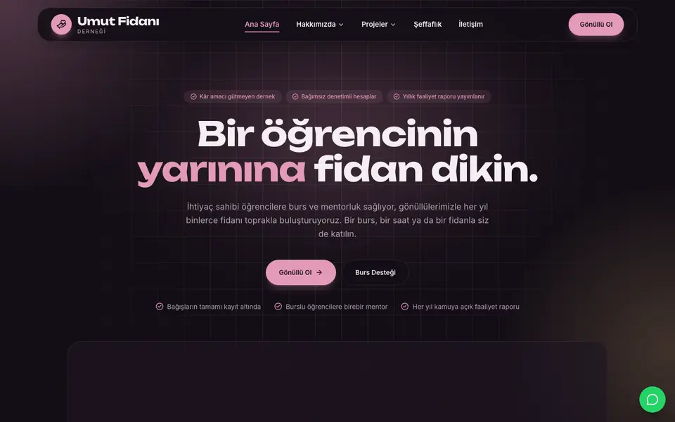 Dernek & Vakıf · Cam şablonu