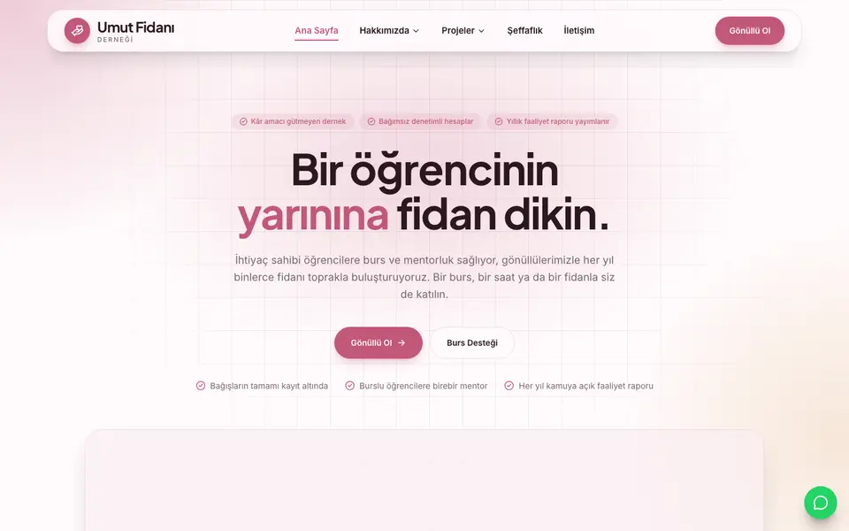 Dernek & Vakıf · Kristal şablonu