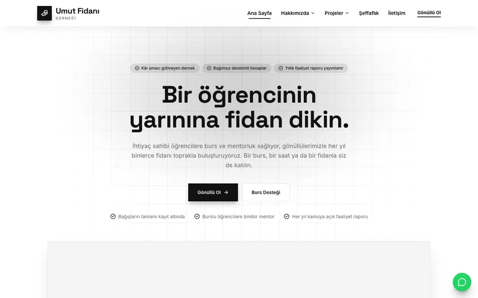 Dernek & Vakıf · Minimal şablonu