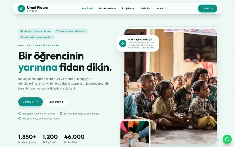 Dernek & Vakıf · Modern şablonu