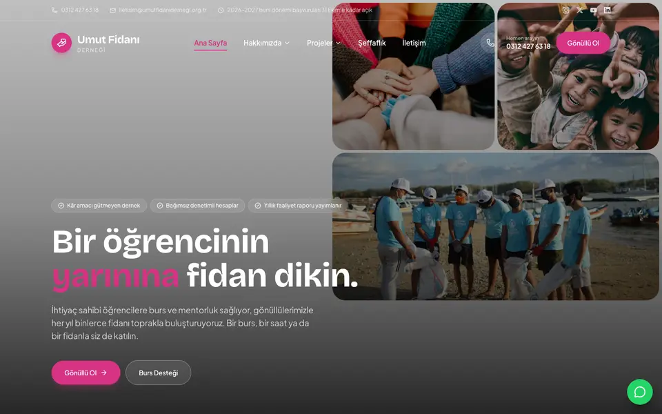 Dernek & Vakıf · Mozaik şablonu