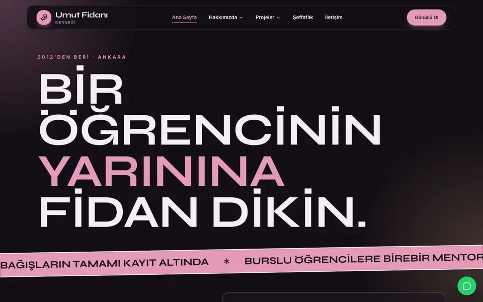 Dernek & Vakıf · Neon şablonu