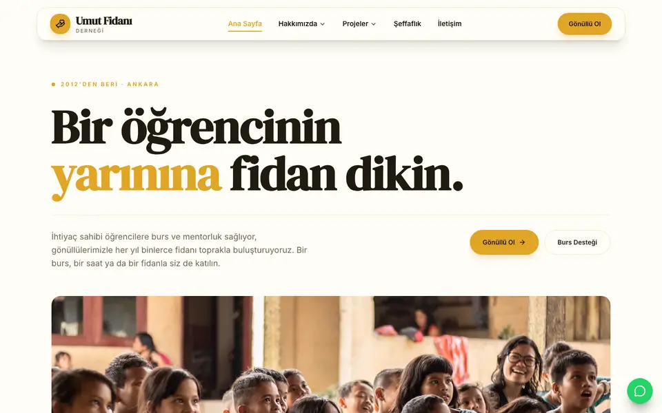 Dernek & Vakıf · Vitrin şablonu