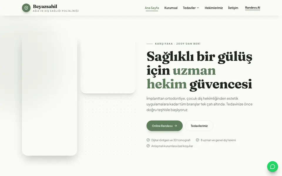 Diş Kliniği · Doğal şablonu