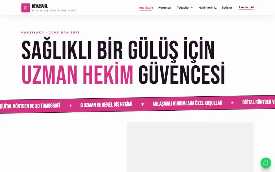 Diş Kliniği · Poster şablonu
