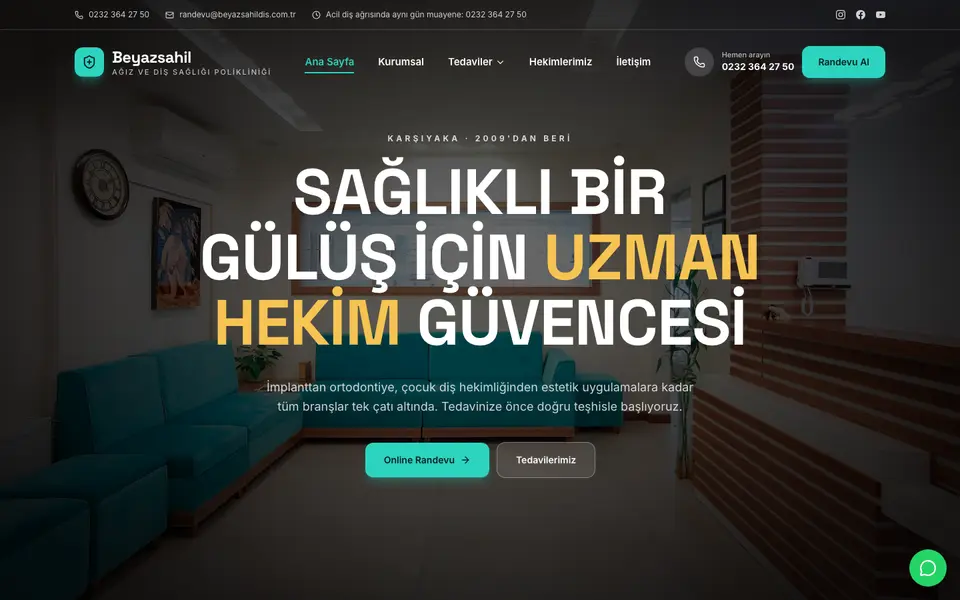 Diş Kliniği · Sahne şablonu
