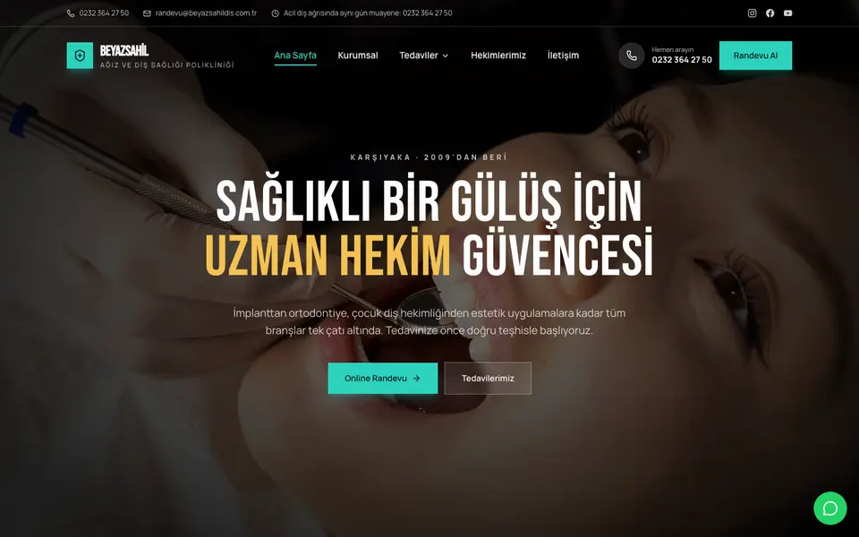 Diş Kliniği · Sinema şablonu