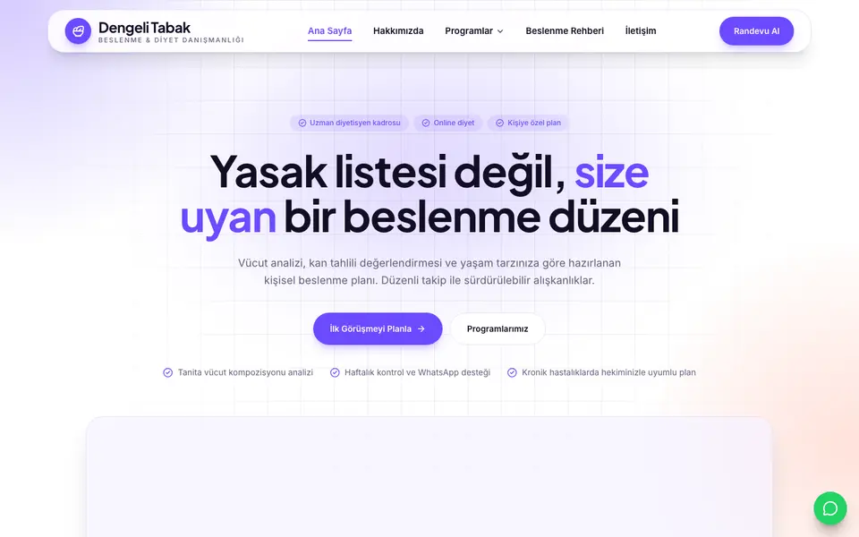Diyetisyen · Kristal şablonu