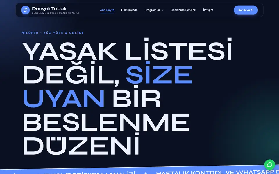 Diyetisyen · Neon şablonu
