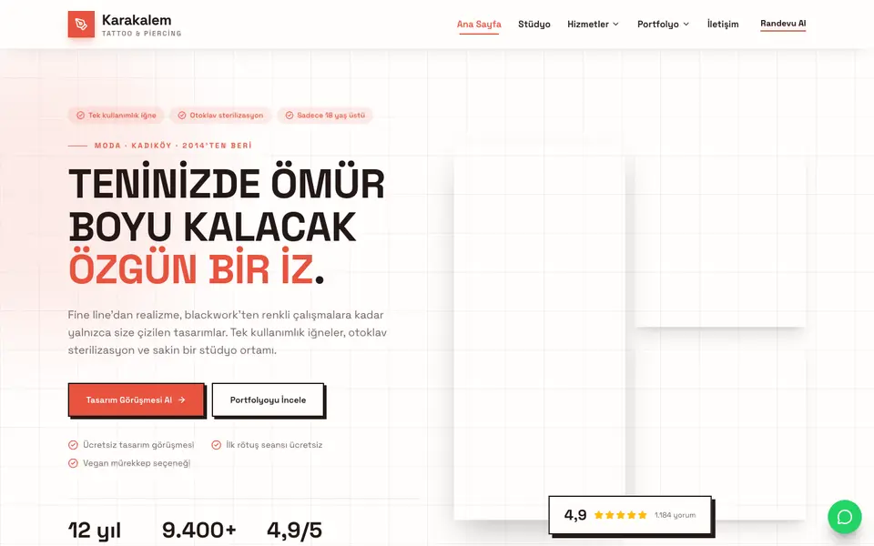 Dövme Stüdyosu · Brutal şablonu