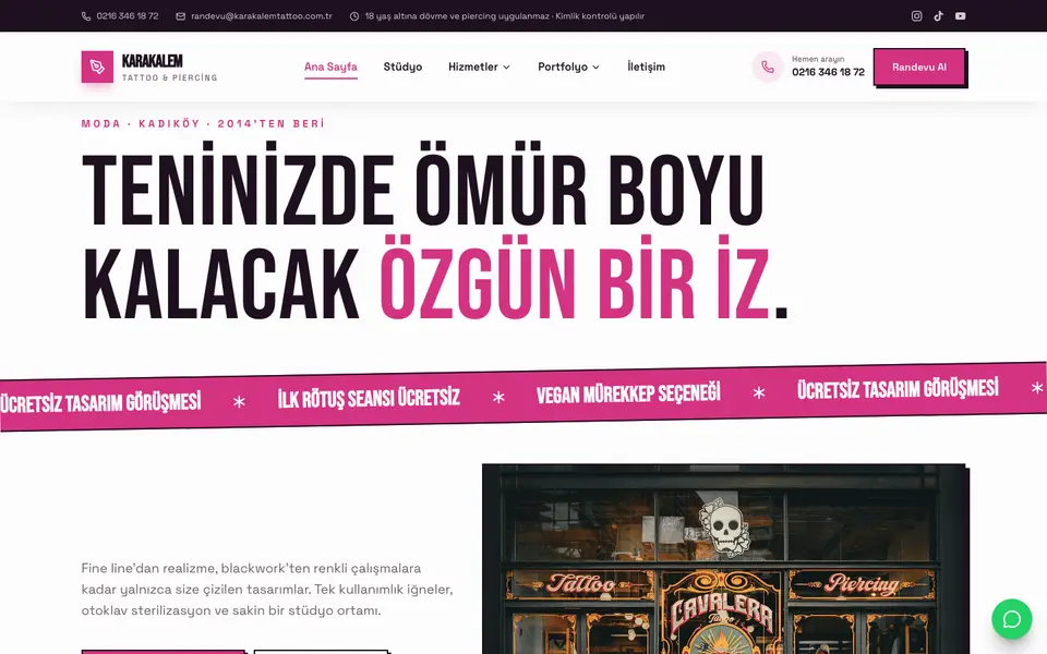 Dövme Stüdyosu · Sokak şablonu